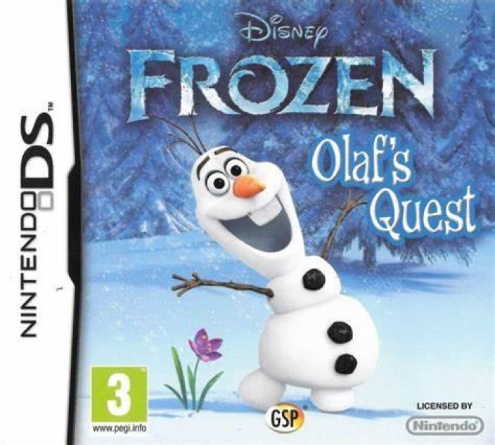 Disney Frozen olaf's quest DS kaytetty