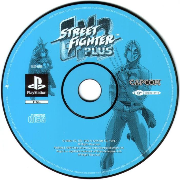 Street Fighter 2 Plus Kaytetty PS1