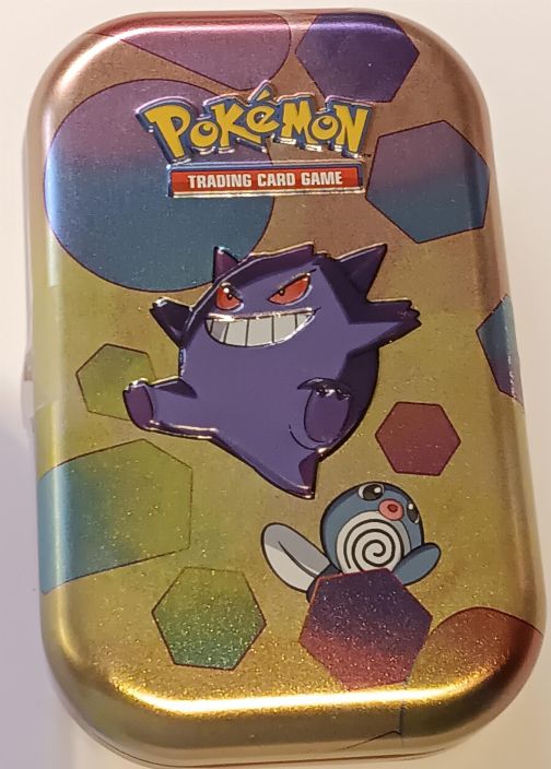 Pokemon Gengar mini tina Sisaltaa: Gen 3 Starters Mini Tinan 1 Exeggutor V 1 ex tai V kortti 10 Holo tai Reverse korttia 4