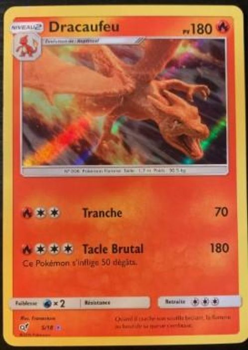Charizard 5/18 / Dracaufeu Kunto EX ranskalainen