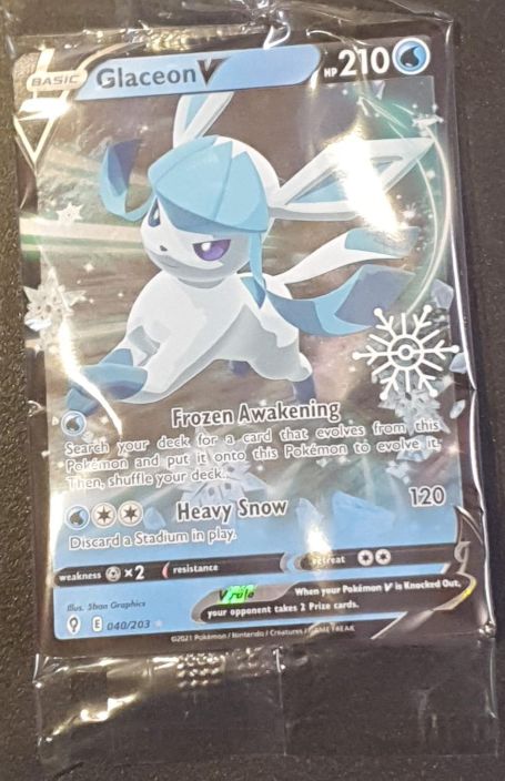 Glaceon V 040/203 Joulutahtileimalla