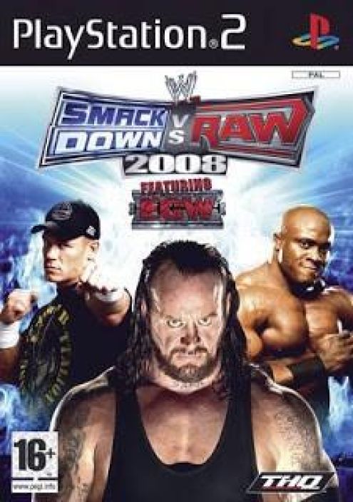Smackdown vs raw 2008 kaytetty PS2