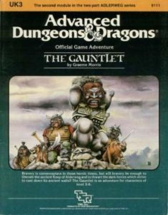 Advanced Dungeons &amp; Dragons Official Game Adventure - The Gauntlet The Second module in the Two Part ADLERWEG Series