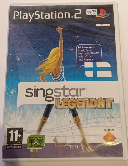 Singstar Legendat kaytetty PS2
