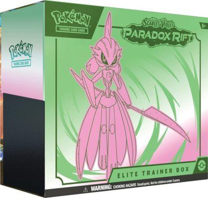 Pokemon Paradox Rift Elite Trainer Box Iron Valiant Julkaisu 3.11-23