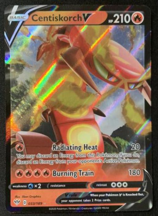 Centiskorch V 033/189 Kunto: Near Mint (NM)