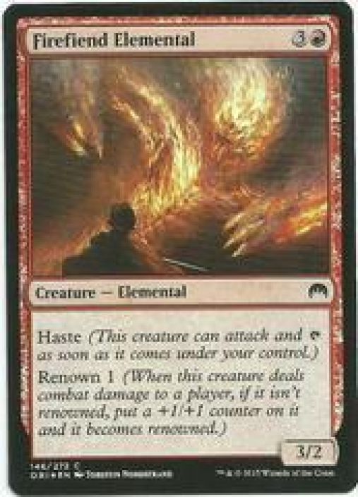 Firefiend Elemental Foil kunto:near mint