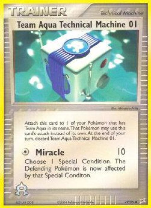 Team Aqua Technical Machine LP Kunto LP