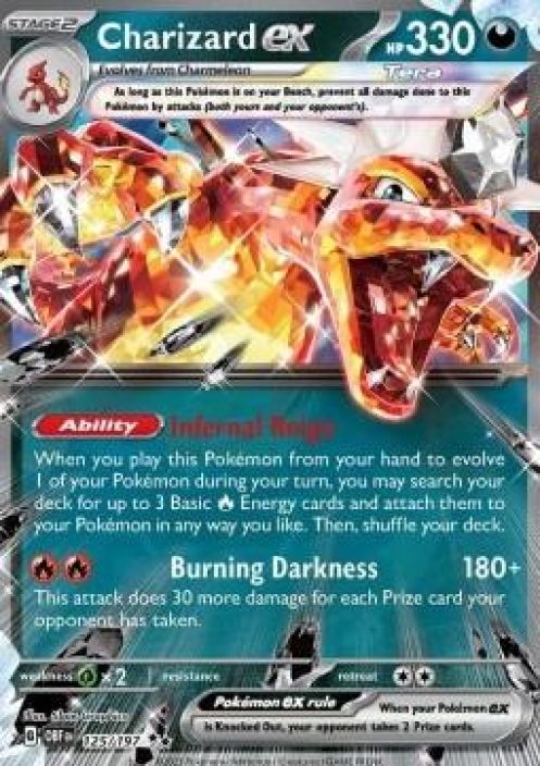 Charizard ex 125/197 EX Kunto: Excellent