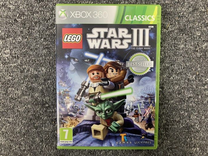 Lego Star Wars 3 The Clone Wars Kaytetty X360 suomi-versio