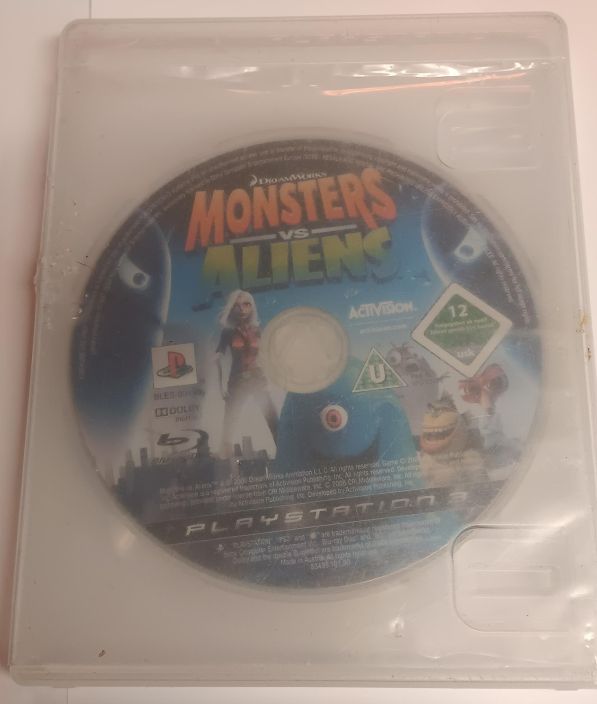 Monsters VS Aliens Kaytetty PS3 Ei omia kansipahveja