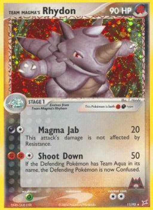 Team Magma's Rhydon 11/95 EX