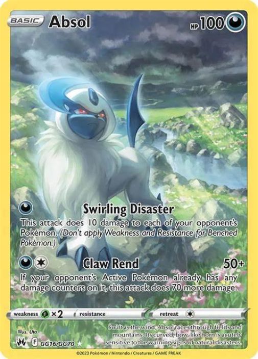 absol gg16/gg70 kunto:near mint