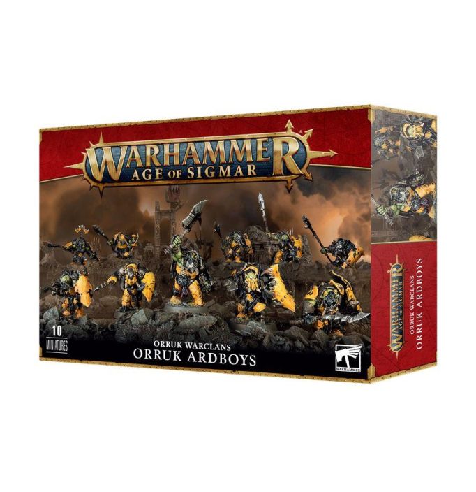 Warhammer Age of Sigmar Orruk Warclans Orruk Ardboys /Ardboyz