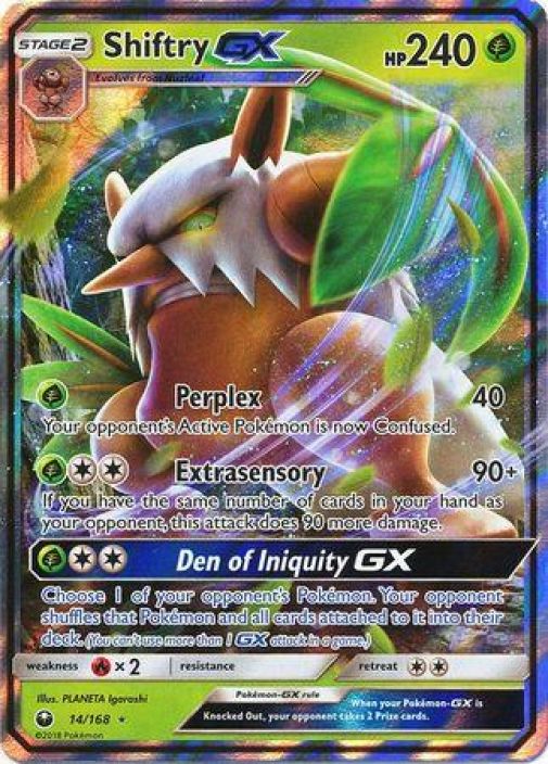 Shiftry GX 14/168 Kunto: NM