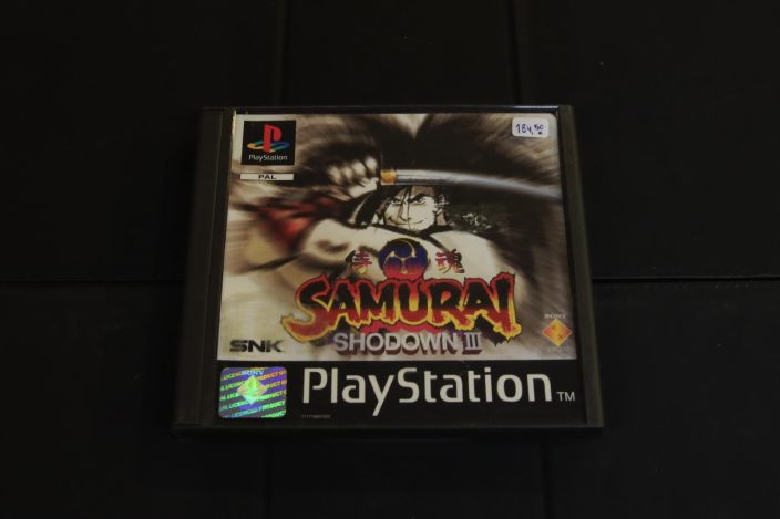 Samurai Shodown Kaytetty PS1 CIB - SNK - hyva kunto