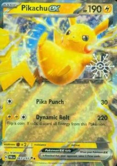 Pikachu ex 063/193 Kunto: Near Mint