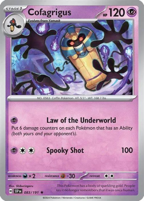 Cofagrigus 083/191 Kunto: Near Mint