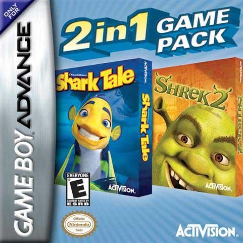 Shark Tale &amp; Shrek 2 2 in 1 Gameboy Advance Boxed