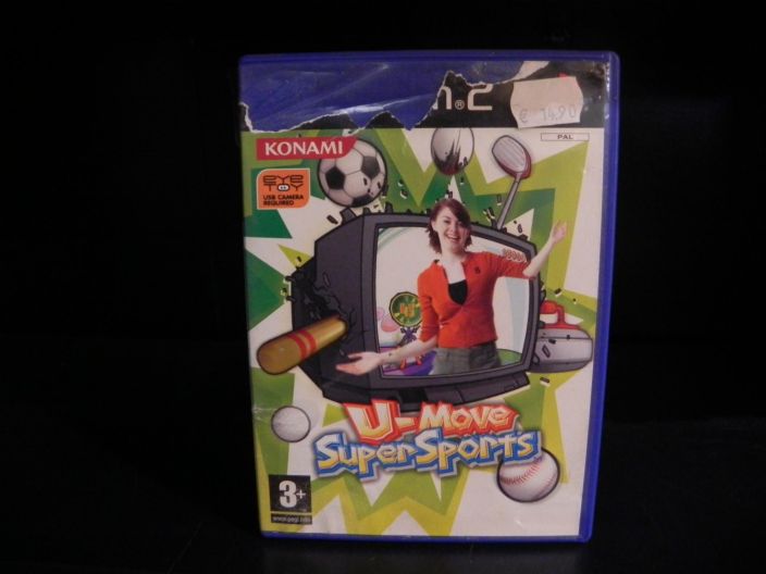 U-move super sports kaytetty PS2