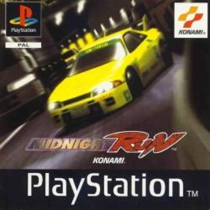 MIDNIGHT RUN kaytetty PS1 manuaali KONAMI