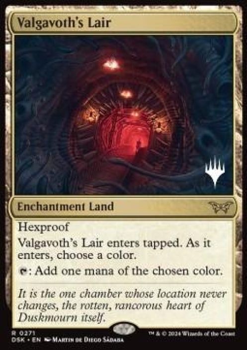Valgavoth's Lair Foil Promo Kunto: Near Mint