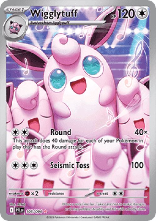Wigglytuff 105/094 NM