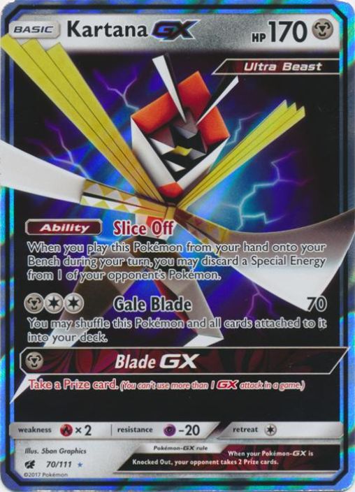 Kartana GX 70/111 Kunto: NM