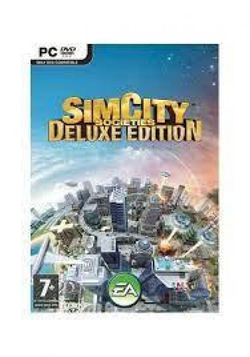 SIMCITY Societies Deluxe Edition kaytetty PC manuaali mukana