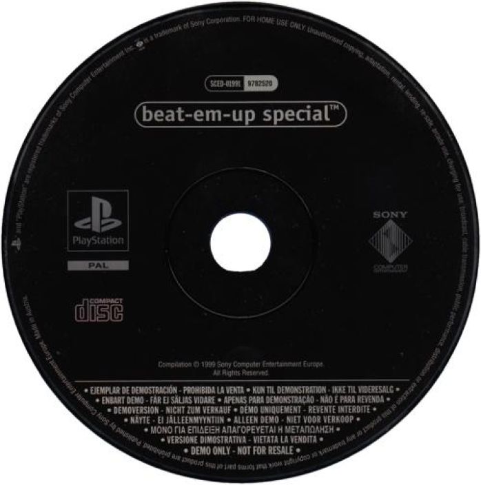 beat-em-up special kaytetty PS1