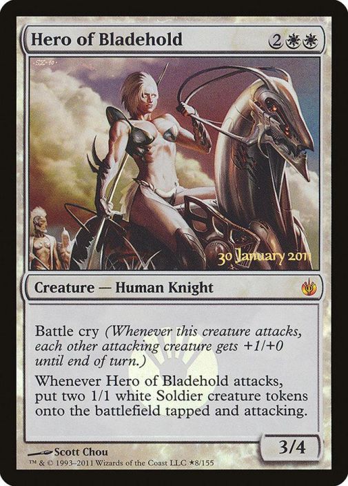 Hero of Bladehold Promo Foil Kunto: Exellent