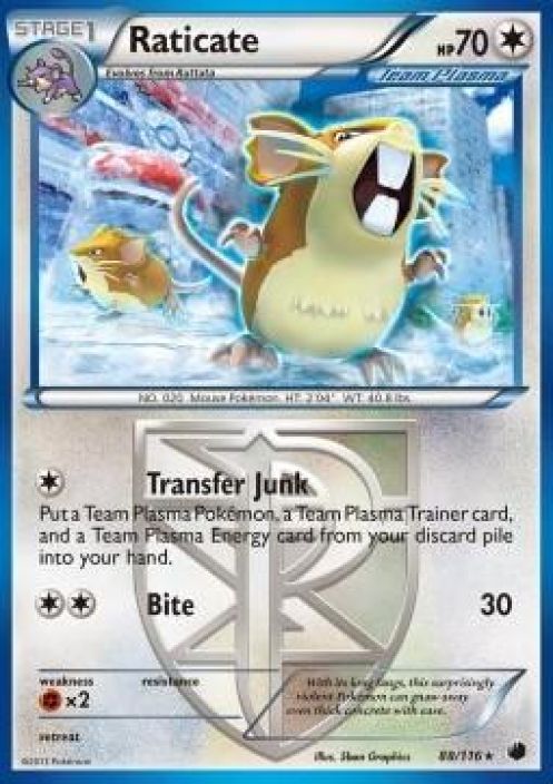 raticate 88/116 EX