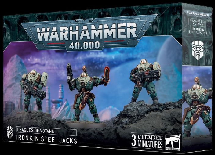 Warhammer 40K Leagues of Votann Ironkin Steeljacks Julkaisupaiva: 23.8.2025