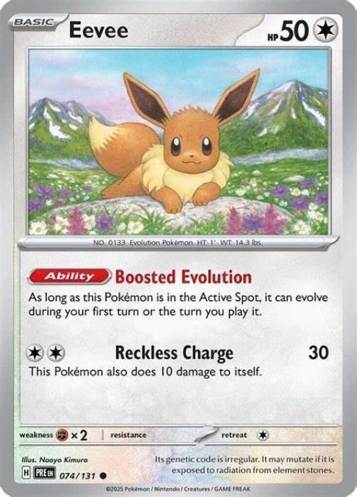 Eevee 074/131 Kunto: Excellent