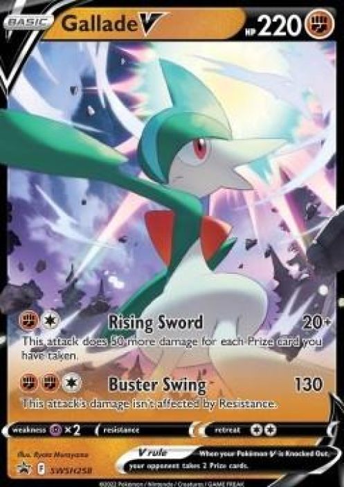 Gallade V SWSH258 Kunto: Damaged (Taitos vasemmassa sivussa)