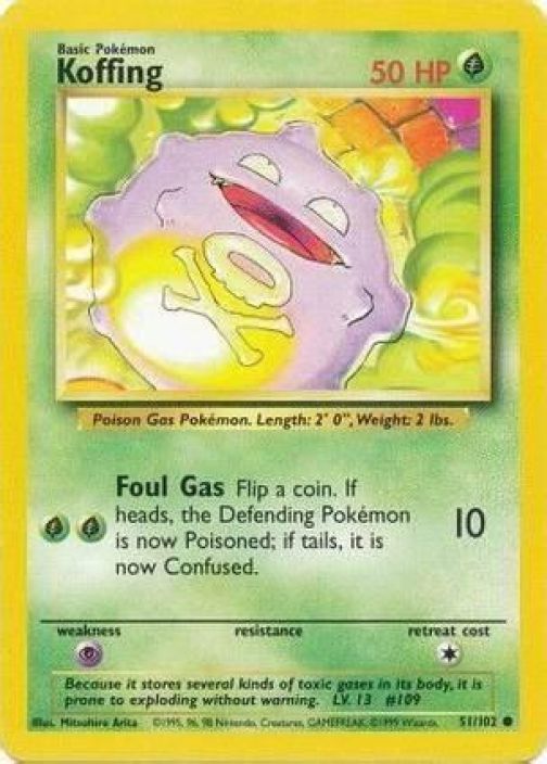 Koffing 51/102 Kunto: NM