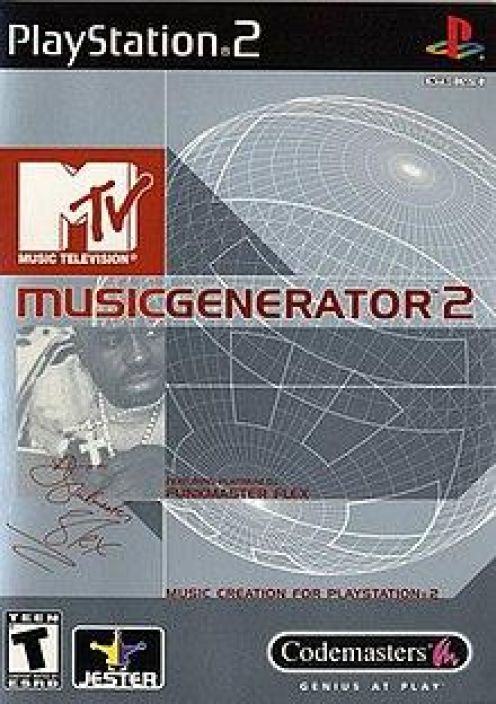 MTV music generator 2 kaytetty PS2