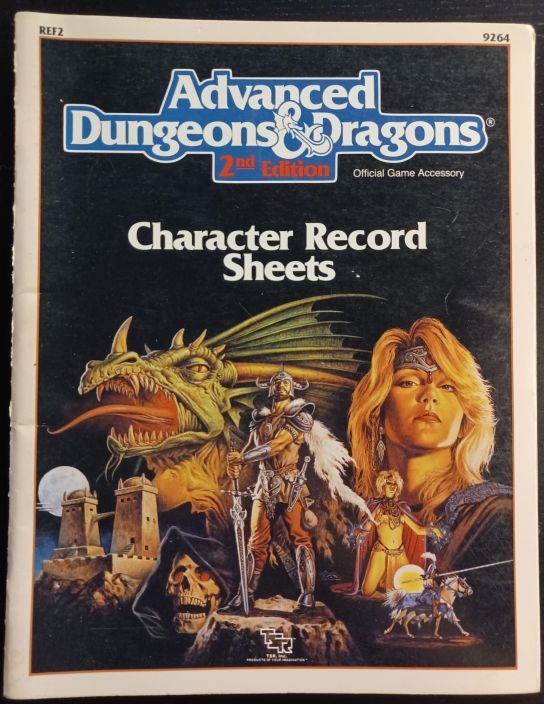 Advanced Dungeons &amp; Dragons Character Record Sheets