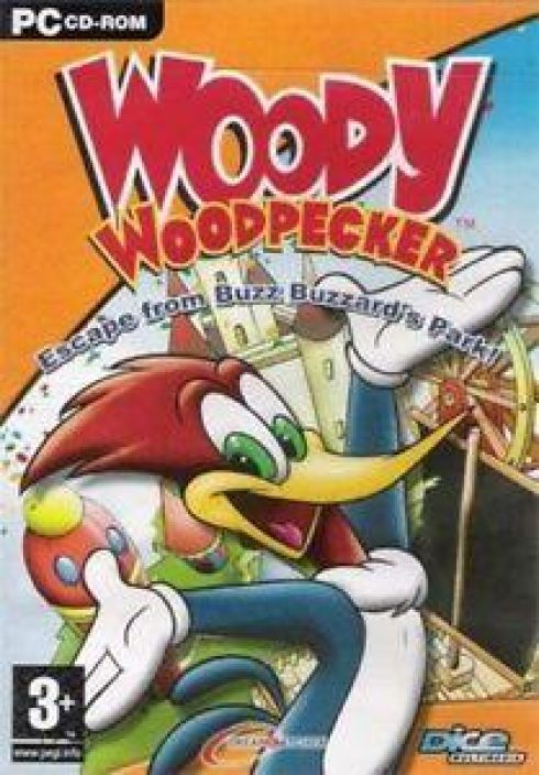 Woody Woodpecker Escape from Buzz Buzzards Park kaytetty PC