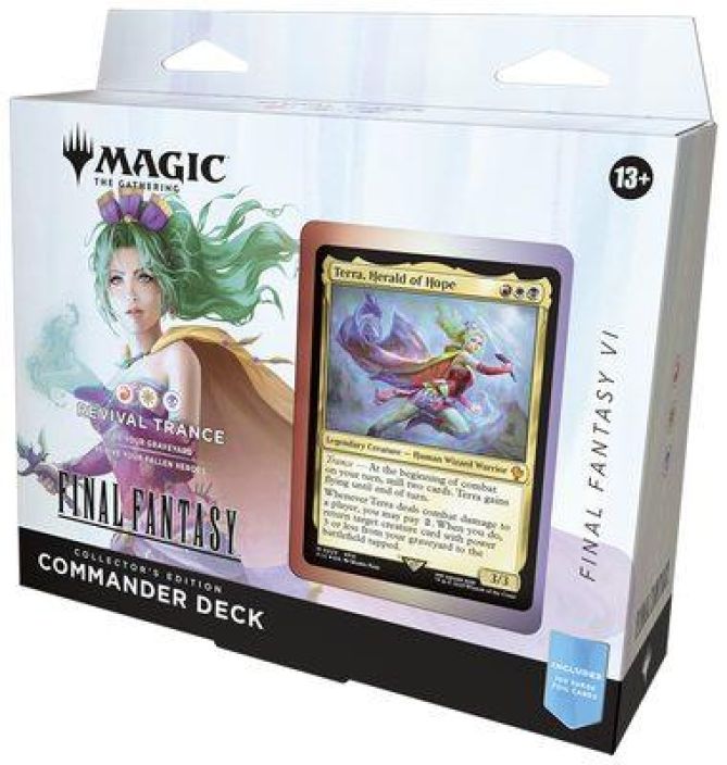 MTG Final Fantasy Collectors Edition Commander Deck Final Fantasy VI / Terra Julkaisupaiva: 6.6.2025