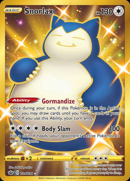 Snorlax 224/198 Kunto: Near Mint