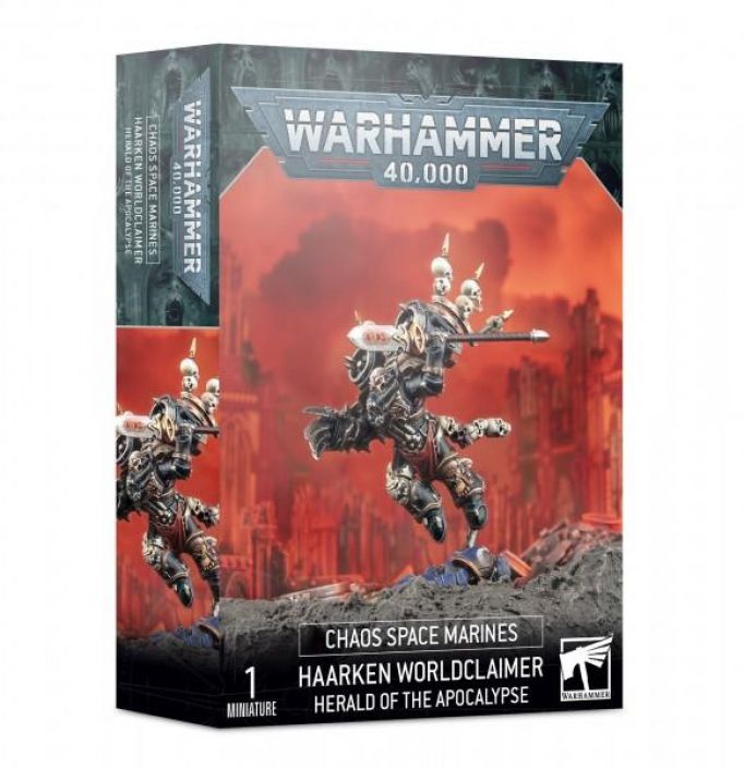 Warhammer 40k Chaos Space Marines Haarken Worldclaimer Herald of the Apocalypse