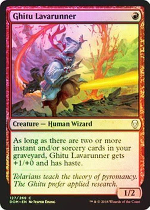 Ghitu Lavarunner Foil kunto: near mint