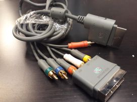 Xbox 360 component AV piuha Scart päällä käytetty
