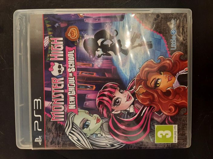 Monster High New Ghoul in School PS3 kaytetty CIB