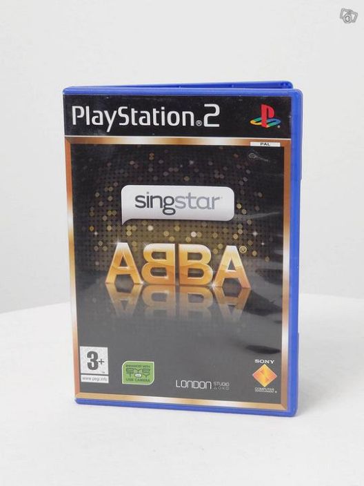 Singstar ABBA Nordic kaytetty PS2 Valikon/Menun kielivaihtoehdot: Suomi, Ruotsi, Tanska, Norja