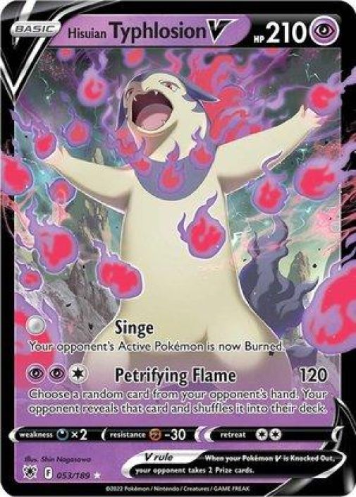 Hisuian Typhlosion V 053/189 Kunto: Near Mint