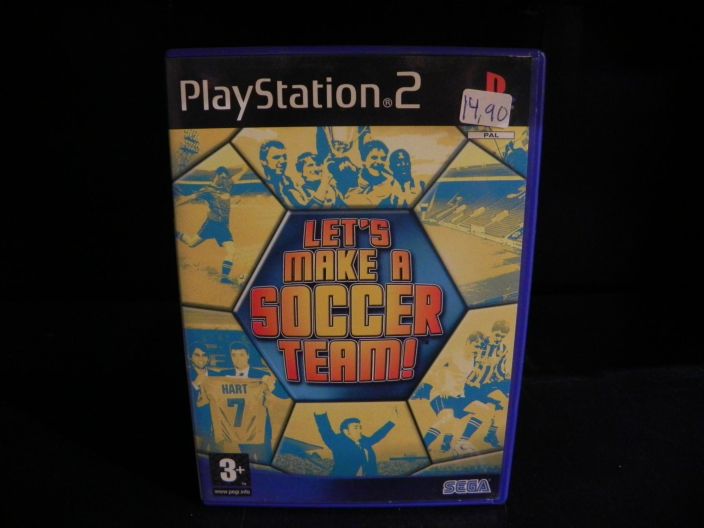 Let's make a soccer team kaytetty PS2