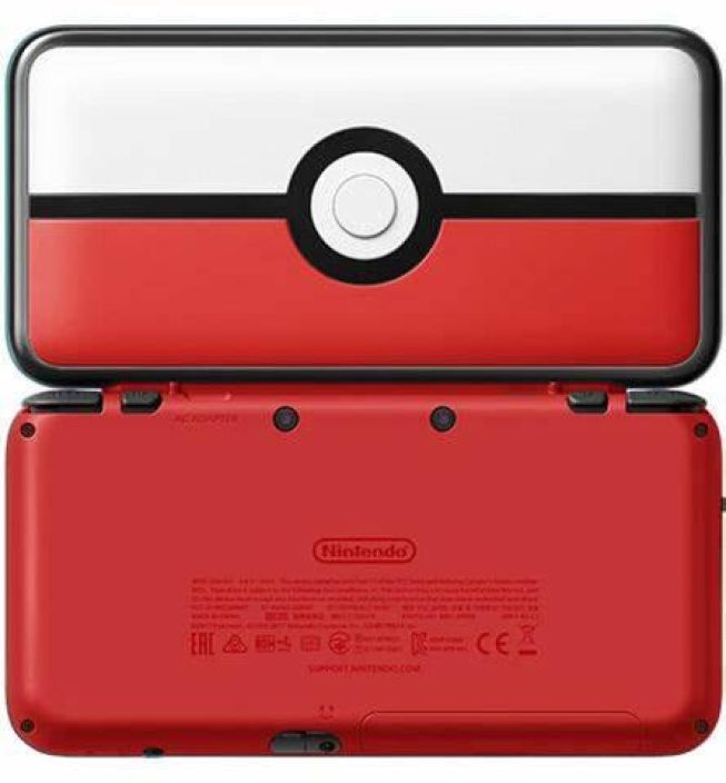 Nintendo 2DS XL Poke Ball Edition Kaytetyt 4 GB Micro USB muistikortti sisaltyy hintaan
