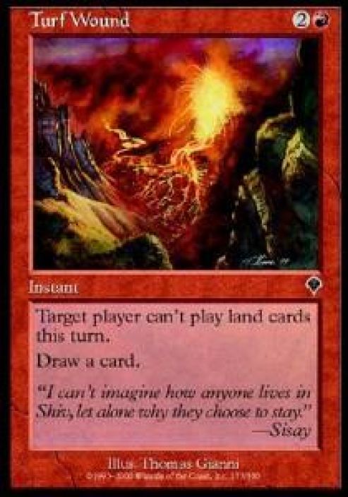 turf wound kunto:excellent